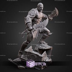 Kratos God Of War 3 253mm STL Files