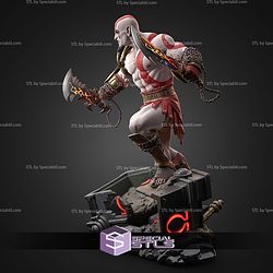 Kratos God Of War 3 253mm STL Files