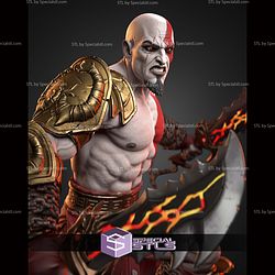 Kratos God Of War 3 253mm STL Files