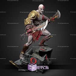 Kratos God Of War 3 253mm STL Files