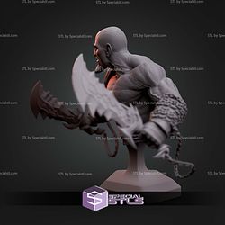 Kratos God Of War 3 Bust 131mm STL Files