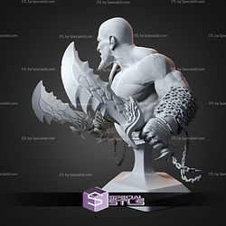 Kratos God Of War 3 Bust 131mm STL Files