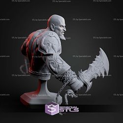 Kratos God Of War 3 Bust 131mm STL Files