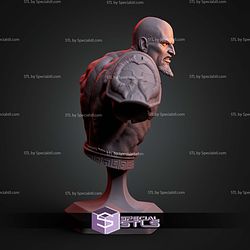 Kratos God Of War 3 Bust V2 131mm STL Files