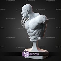 Kratos God Of War 3 Bust V2 131mm STL Files