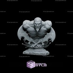 Kratos Vs Medusa Bust STL Files