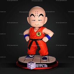 Krillin Kid Blue 160mm STL Files