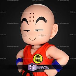 Krillin Kid Blue 160mm STL Files