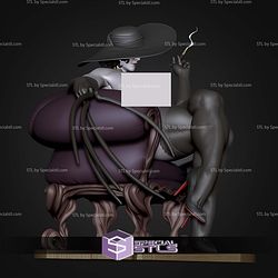 Lady Dimitrescu ALT On Sofa STL Files