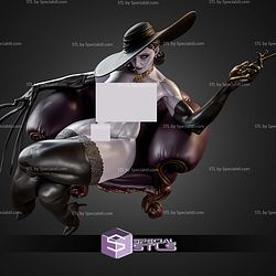 Lady Dimitrescu ALT On Sofa STL Files