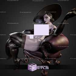 Lady Dimitrescu ALT On Sofa STL Files