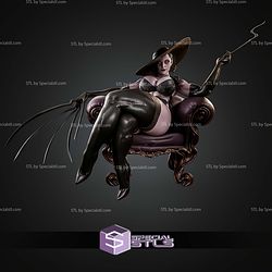 Lady Dimitrescu On Sofa STL Files