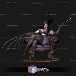Lady Dimitrescu On Sofa STL Files