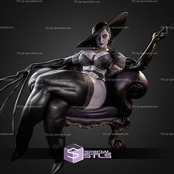 Lady Dimitrescu On Sofa STL Files
