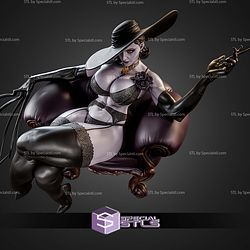 Lady Dimitrescu On Sofa STL Files