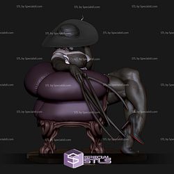 Lady Dimitrescu On Sofa STL Files