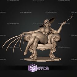 Lady Dimitrescu On Sofa STL Files