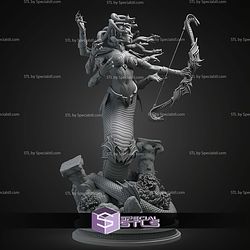 Lady Vashj Warcraft STL Files