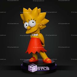 Lisa Simpson 55mm STL Files