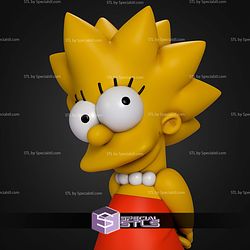 Lisa Simpson 55mm STL Files