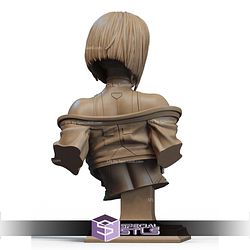 Lucy Cyberpunk On Motor Bust STL Files