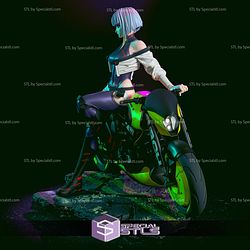 Lucy Cyberpunk On Motor STL Files