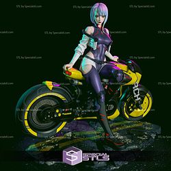 Lucy Cyberpunk On Motor STL Files