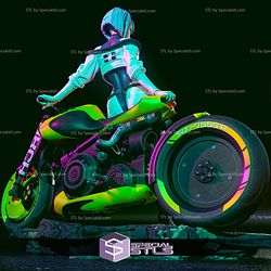 Lucy Cyberpunk On Motor STL Files
