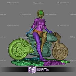 Lucy Cyberpunk On Motor STL Files