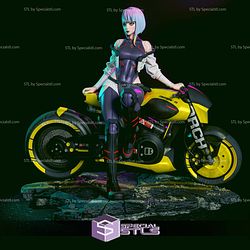 Lucy Cyberpunk On Motor STL Files