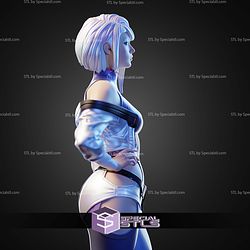 Lucy Cyberpunk Edgerunners Stand Pose STL Files