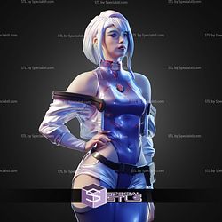 Lucy Cyberpunk Edgerunners Stand Pose STL Files