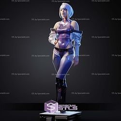Lucy Cyberpunk Edgerunners Stand Pose STL Files
