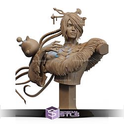 Lulu Final Fantasy Bust STL Files