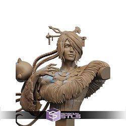 Lulu Final Fantasy Bust STL Files