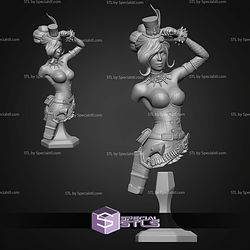 Mad Moxxi Borderlands 3 Bust 147mm STL Files