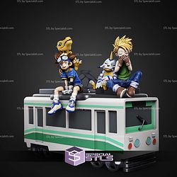 Matt And Gabumon 90mm STL Files