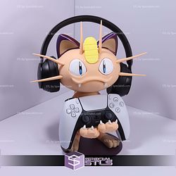 Meowth Controller Stand STL Files
