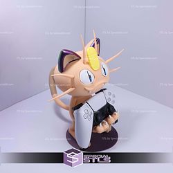 Meowth Controller Stand STL Files
