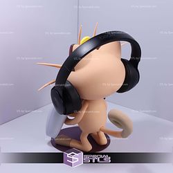 Meowth Controller Stand STL Files