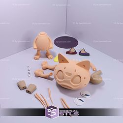 Meowth Controller Stand STL Files