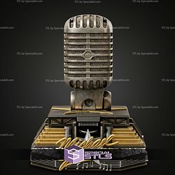 Michael Jackson 93 Portrait Bust 333mm STL Files
