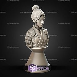 Mini Chess Figures Samurai STL Files