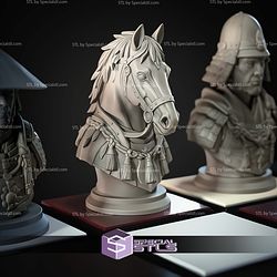 Mini Chess Figures Samurai STL Files