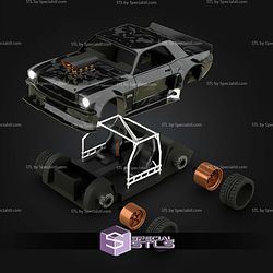 Model Kit Car Collection Mustang Hoonicorn STL Files