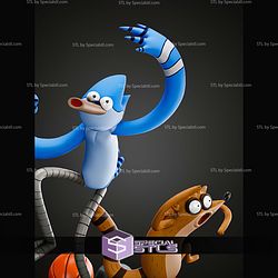 Mordecai And Rigby Regular Show STL Files