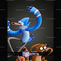 Mordecai And Rigby Regular Show STL Files