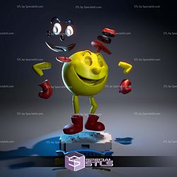 Pac Man Resin And Multiparts STL Files
