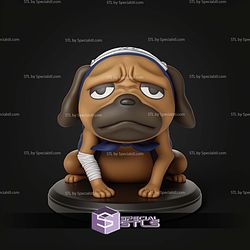 Pakkun Naruto 110mm STL Files