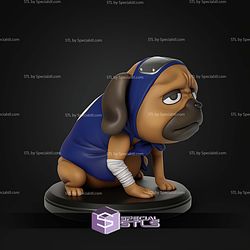 Pakkun Naruto 110mm STL Files